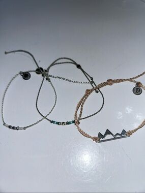 Bundle three Pura Vida bracelets